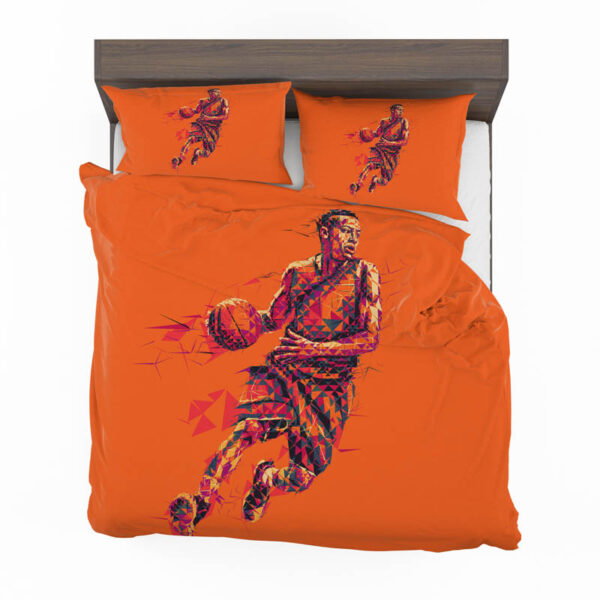 NBA Basketball Player Low Poly Mosaic Art Bedding Set