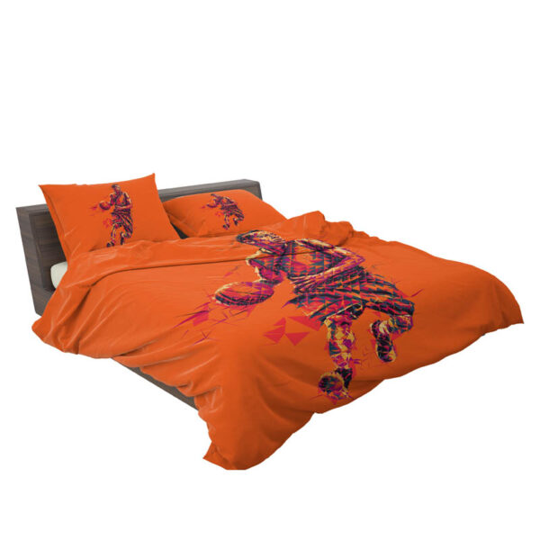 NBA Basketball Player Low Poly Mosaic Art Bedding Set - Image 3