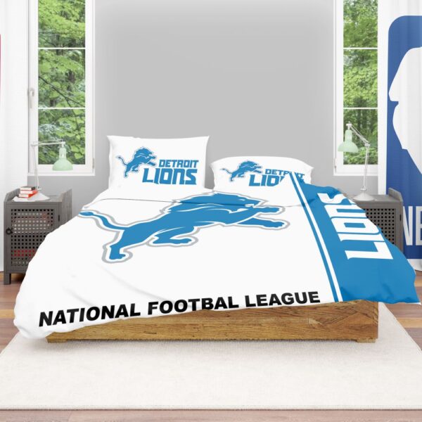 NFL Detroit Lions Bedding Comforter Set - Image 2