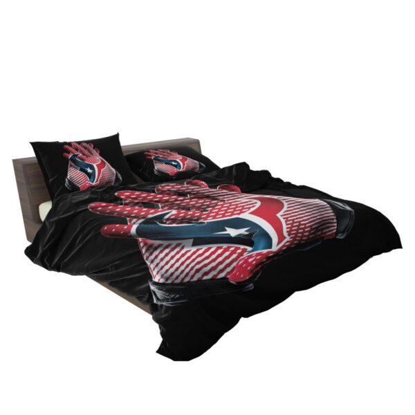 Nfl Houston Texans Football Logo Hands Bedding Set - Image 3