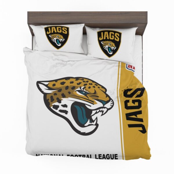 NFL Jacksonville Jaguars Bedding Comforter Set - Image 4