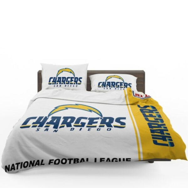 NFL Los Angeles Chargers Bedding Comforter Set - Image 5