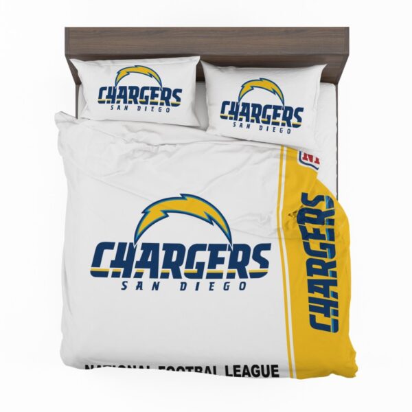 NFL Los Angeles Chargers Bedding Comforter Set - Image 4