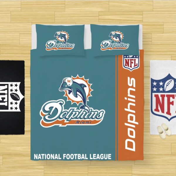 NFL Miami Dolphins Bedding Comforter Set - Image 2