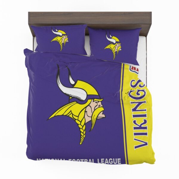 NFL Minnesota Vikings Bedding Comforter Set - Image 4