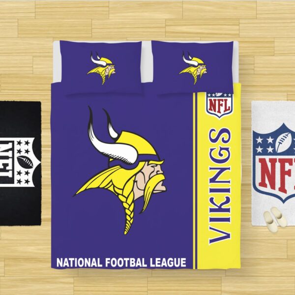 NFL Minnesota Vikings Bedding Comforter Set - Image 2