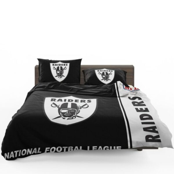NFL Oakland Raiders Bedding Comforter Set - Image 5