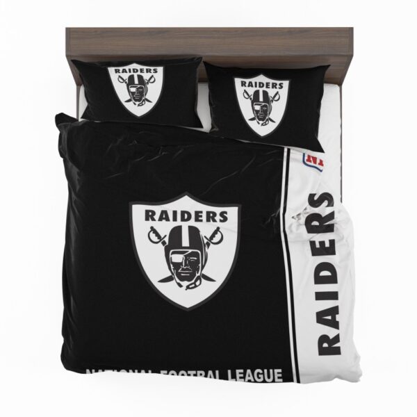 NFL Oakland Raiders Bedding Comforter Set - Image 4