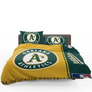 Oakland Athletics MLB Baseball American League Bedding Set