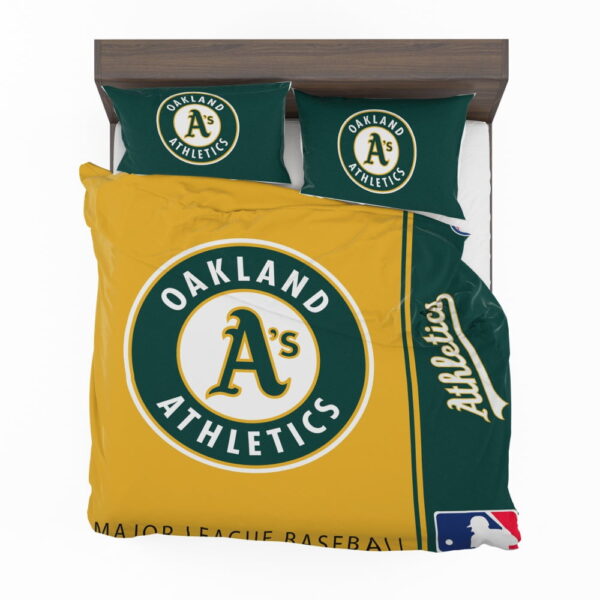 Oakland Athletics MLB Baseball American League Bedding Set - Image 2