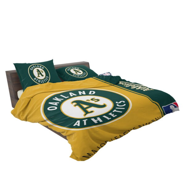 Oakland Athletics MLB Baseball American League Bedding Set - Image 3