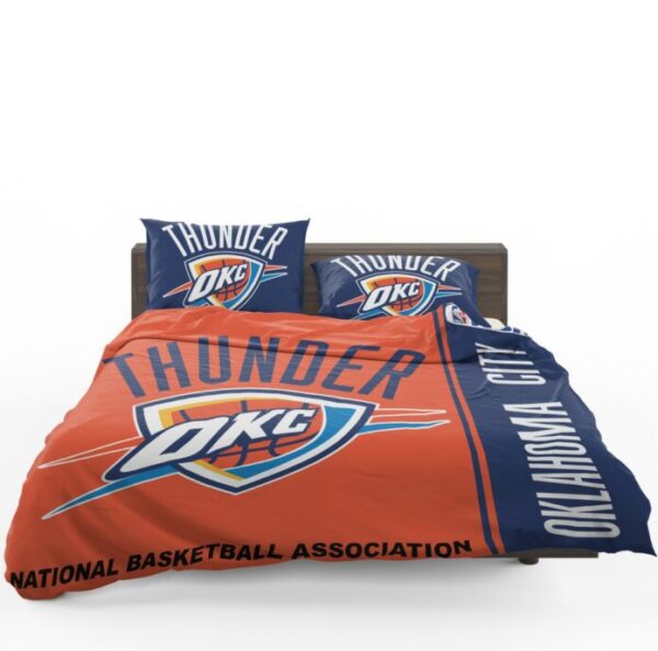 Oklahoma City Thunder NBA Basketball Bedding Set - Image 5