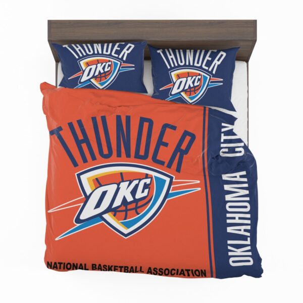 Oklahoma City Thunder NBA Basketball Bedding Set - Image 3