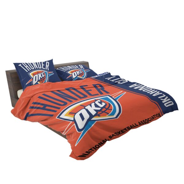 Oklahoma City Thunder NBA Basketball Bedding Set - Image 4