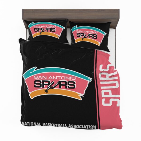 San Antonio Spurs NBA Basketball Bedding Set - Image 3