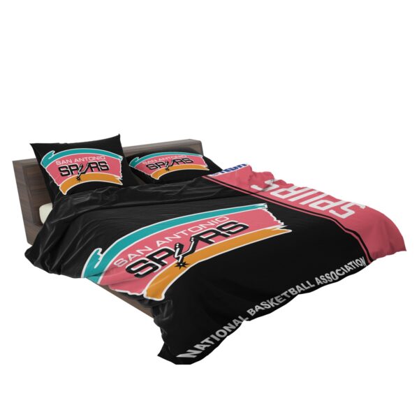 San Antonio Spurs NBA Basketball Bedding Set - Image 4