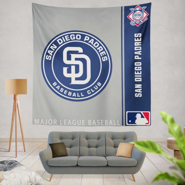 San Diego Padres MLB Baseball National League Wall Hanging Tapestry