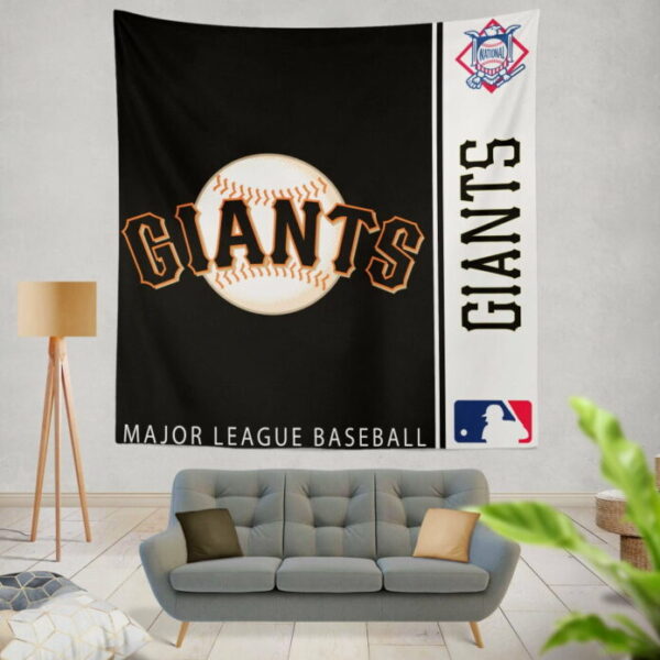 San Francisco Giants MLB Baseball National League Wall Hanging Tapestry - Image 2