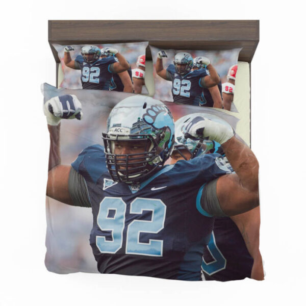 Sylvester Williams North Carolina Detroit Lions Nfl Bedding Set - Image 4