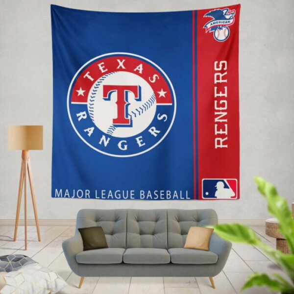 Texas Rangers MLB Baseball American League Wall Hanging Tapestry - Image 2