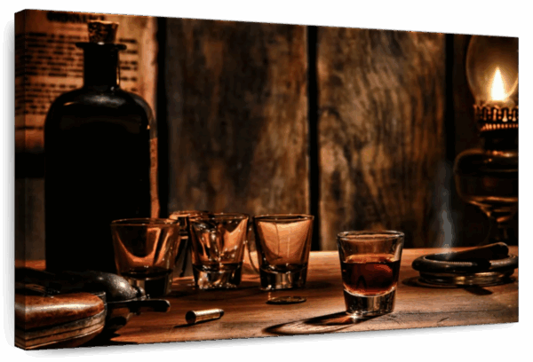 Vintage Irish Whiskey Wall Art