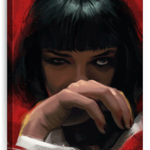 Mia Wallace Pulp Fiction Wall Art