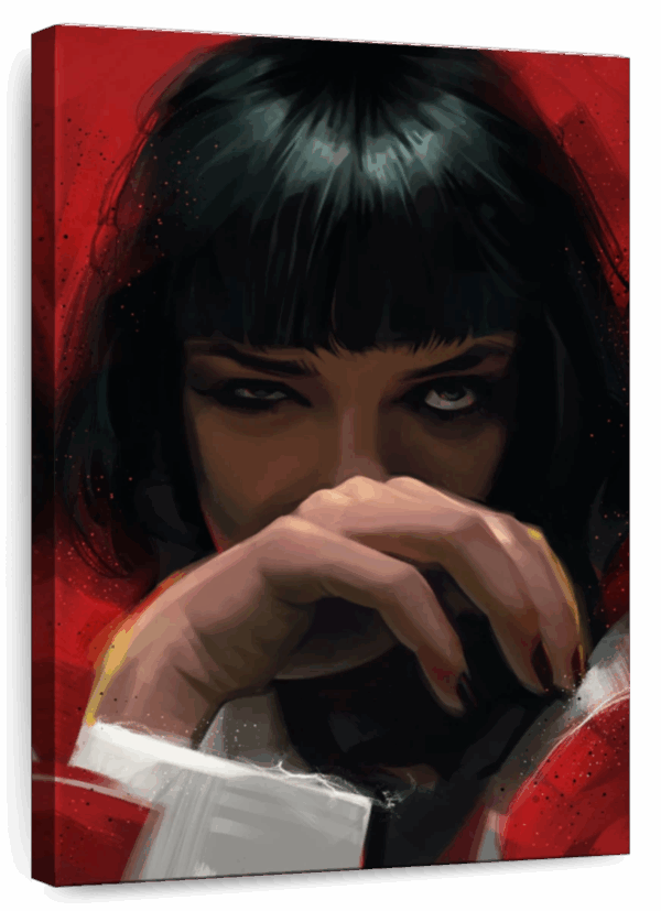 Mia Wallace Pulp Fiction Wall Art